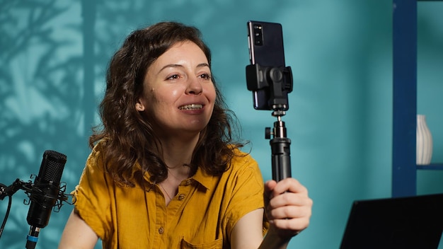 Creative visual content workspace with photography and design